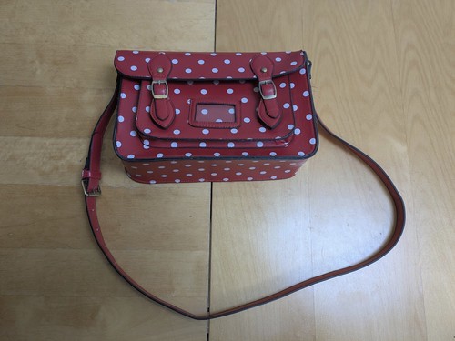 Red white polka dot lydc - white,