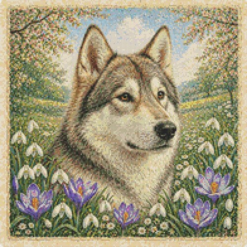 Northern inuit puppy dog - dog, in