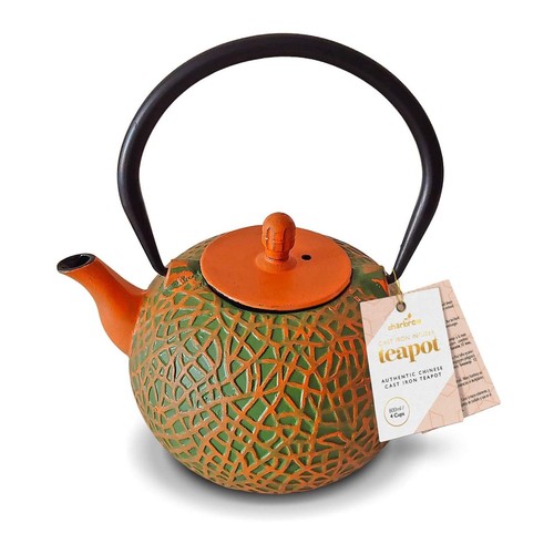Olive orange tetsubin style - olive,