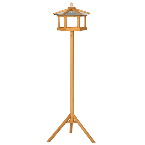 Pawhut bird table wooden - pawhut,