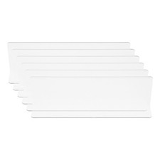 6pcs Transparent Shelf Dividers Supermarket Shelves Supermarket Sorting Baffle