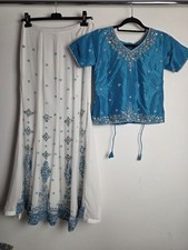 Ladies Blue and White