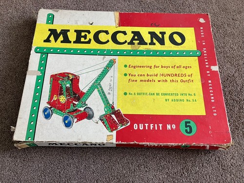 Meccano outfit 5 vintage - meccano,