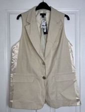 BNWT TOPSHOP CREAM SLEEVELESS