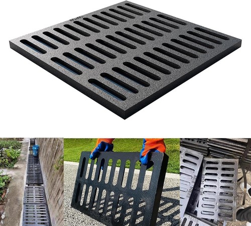 Cast iron drain grate outdoor - iron,