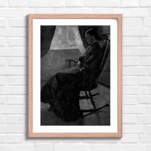 Dark victorian woman - dark, rocking