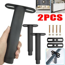 2X Bed Legs Adjustable Retractable Heavy Duty Bed Center Frame Support Feet Leg