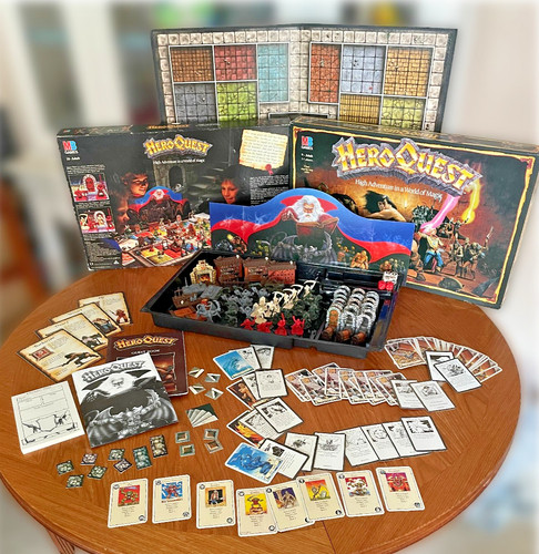 Heroquest board game 1989 - board,