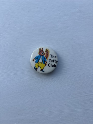 Tufty club road safety button - safety,