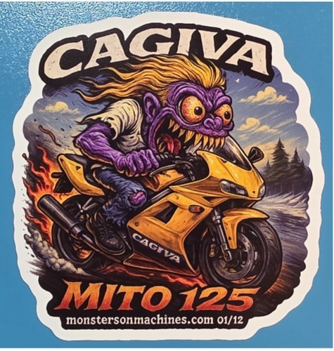 Cagiva mito 125 - mito, 9x9cm