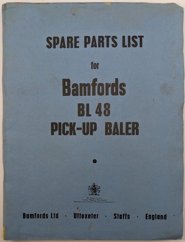 Original bamford spare parts - original,
