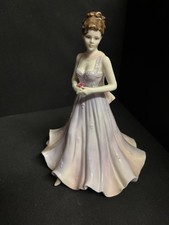 Coalport Ladies Of Fashion Precious With Original Box and COA
