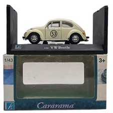 VW Beetle White / Cream black