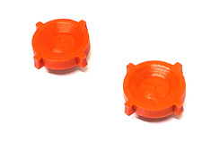 LAMBRETTA VESPA RED PLASTIC ULMA VIGANO FLORIDA BAR KNOBS WITH 7MM THREADS