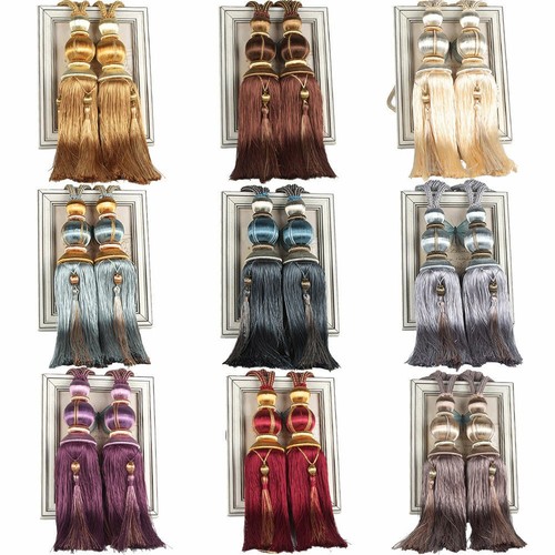 Pair curtain holdbacks - pair, of