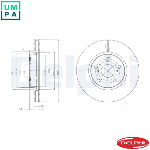 Brake disc bg4139c - bg4139c, for