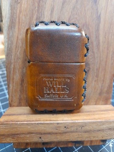 Zippo custom hand - , leather
