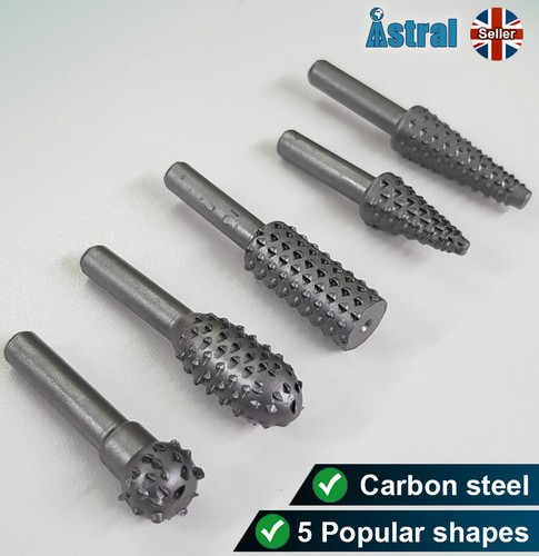 5pc rotary burr rasp - rasp, 6mm