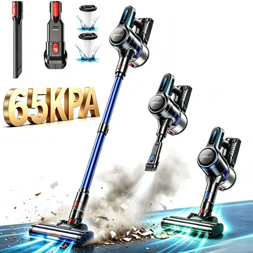 Cordless vacuum cleaner 65kpa - cordless,