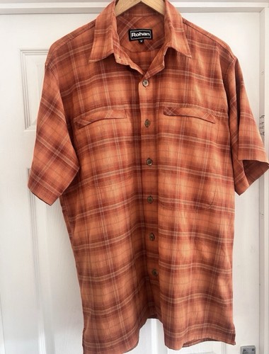 Rohan mens orange checked - rohan,