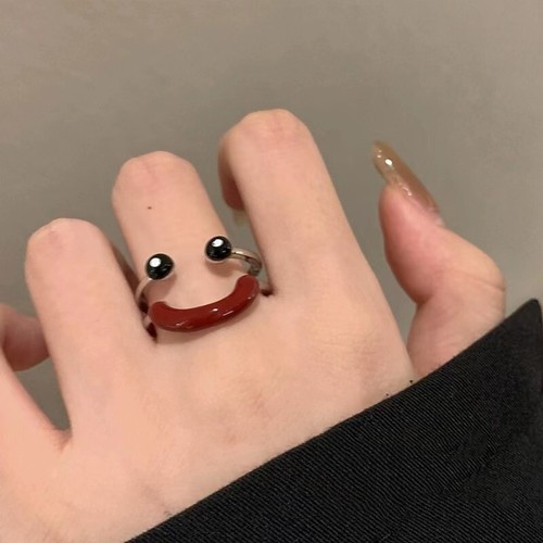 Cute smiley face - cute, ring