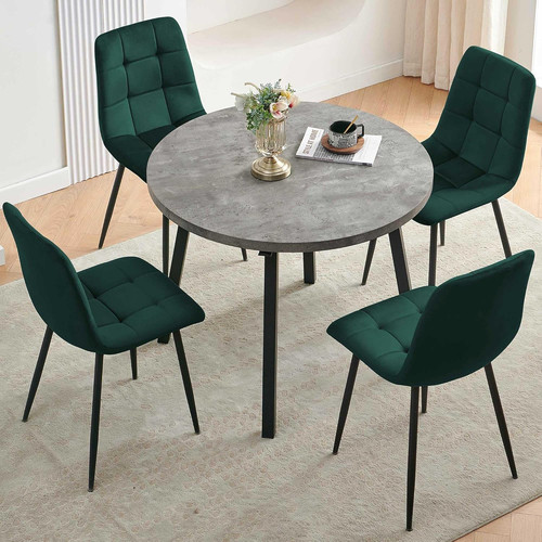 Piece grey dining - 5-piece,