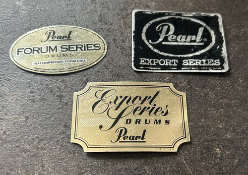 Pearl drum badges export - drum,