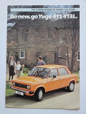 YUGO 411 413 SALES BROCHURE