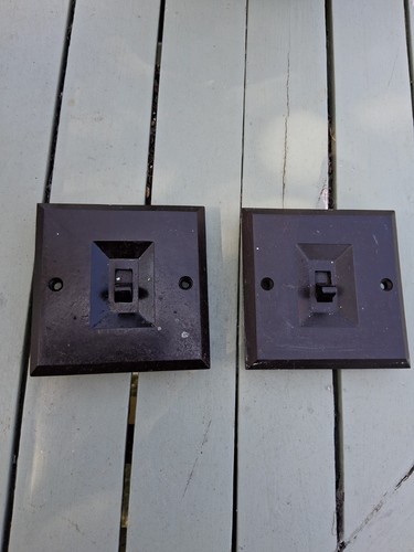 Pair vintage reclaimed art - vintage,