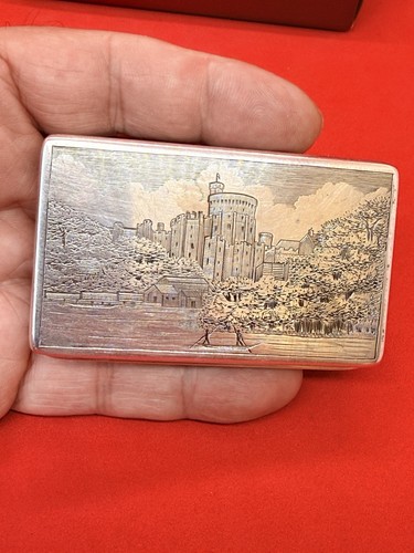 Antique style enamel niello - antique,