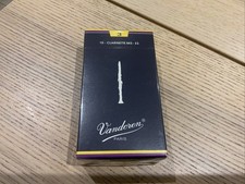 Vandoren CR113 Eb Clarinet Reeds, HARDNESS 3, Pack Of 10 New & Sealed