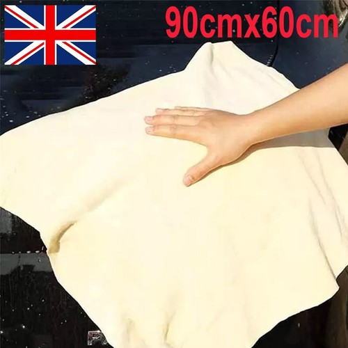 Large natural chamois - chamois, leather