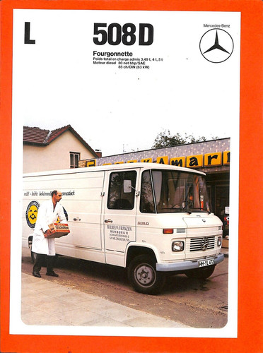 Mercedes prospectus 508 - prospectus, /