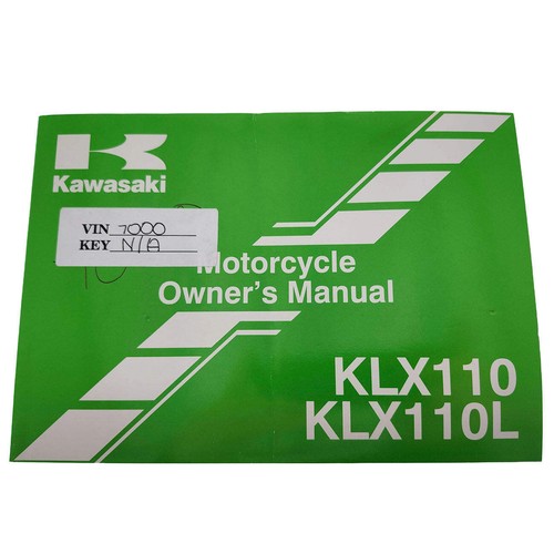 Kawasaki owners manual - kawasaki,