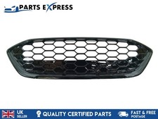 FORD FOCUS MK4 2018 - 2021 ST STYLE GLOSS BLACK MESH FRONT GRILL NEW