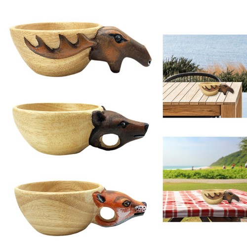 Wooden cup camping - camping,
