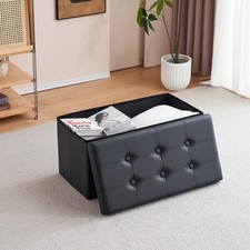 Storage Box Foldable Ottoman