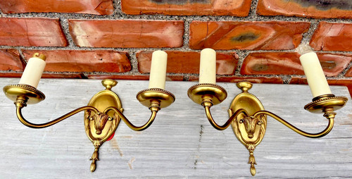 Vintage french wall lights - french,