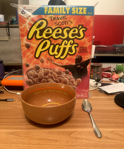 Travis scott reeses puffs - x,
