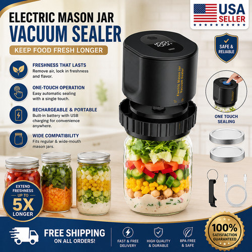 Mason genie vacuum - mason, sealer