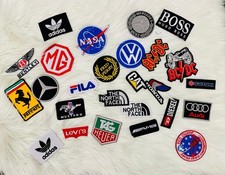 Racing Car Motorcar Embroidered Patch Iron On & Sew On Badge for Jackets & Bags