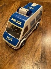 Playmobil 70899 City Action Police Prison Van/Vehicle -  Lights & Siren Sounds