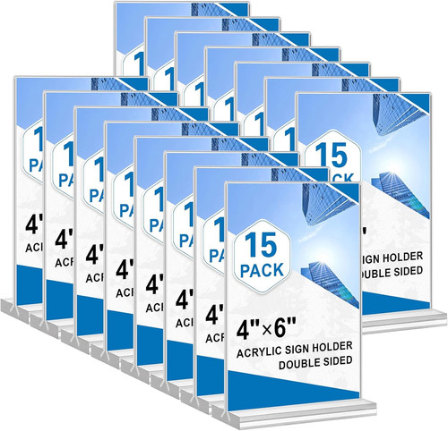Acrylic sign holder 4x6 15 - sign, 4x6,