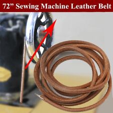 183CM Leather Treadle Belt Replacement Parts With Hook For Singer Sewing Machine