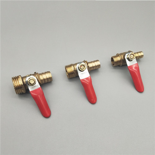 Brass ball valve 4 3 - 1/8, 3/8