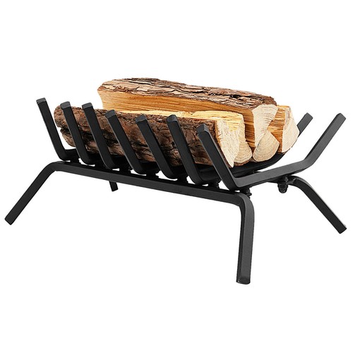 Shaped fireplace log holder - v-shaped,