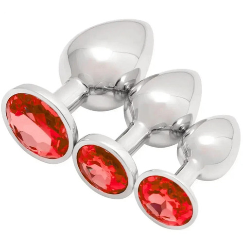 3pc metal butt - butt, anal