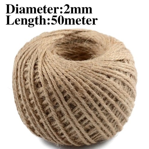 100m jute twine - jute, 1/2mm