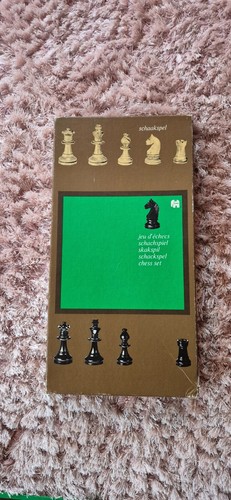 Chess schaakspel wooden pieces - chess,