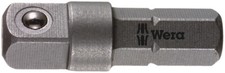 Wera 136000 25mm 1/4" Hex To 1/4" Square Drive Socket Ratchet Adaptor Bit 870/1